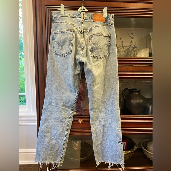 Bliss and Mischief Repurposed Embroidered Levi’s Jeans - Picture 6 of 16